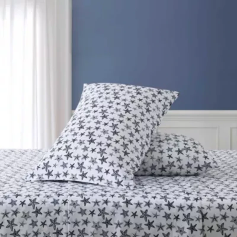 Saltwater Stars Microfiber Sheet Set