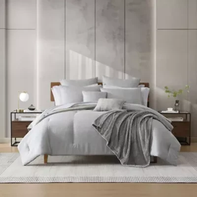 Abstract Textured Microfiber 14-Piece Comforter Set