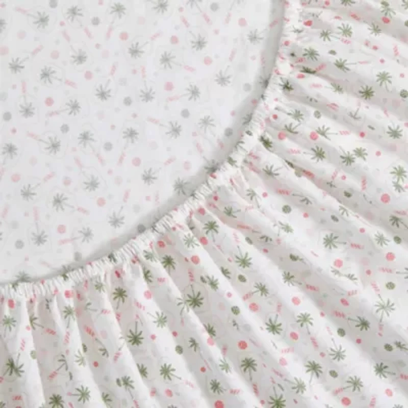 Pickleball Palm Cotton Sheet Set