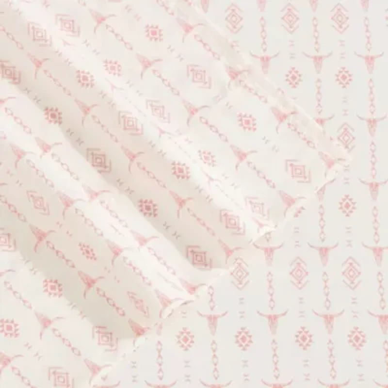 Steer Head Stripe Microfiber Sheet Set