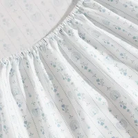 Pretty Shoe Stripe Microfiber Sheet Set