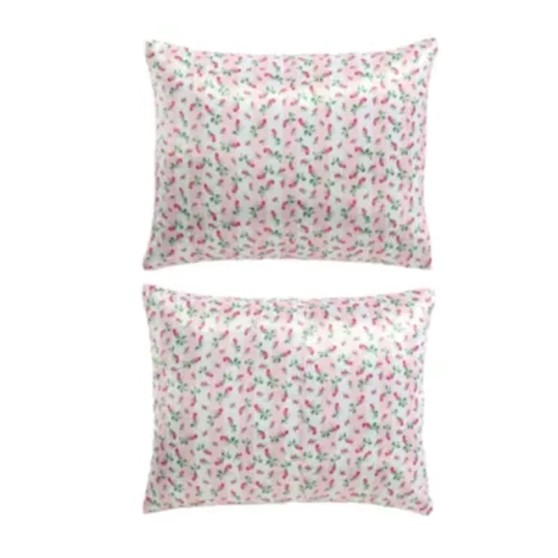 Rose Stripe Microfiber Duvet Set