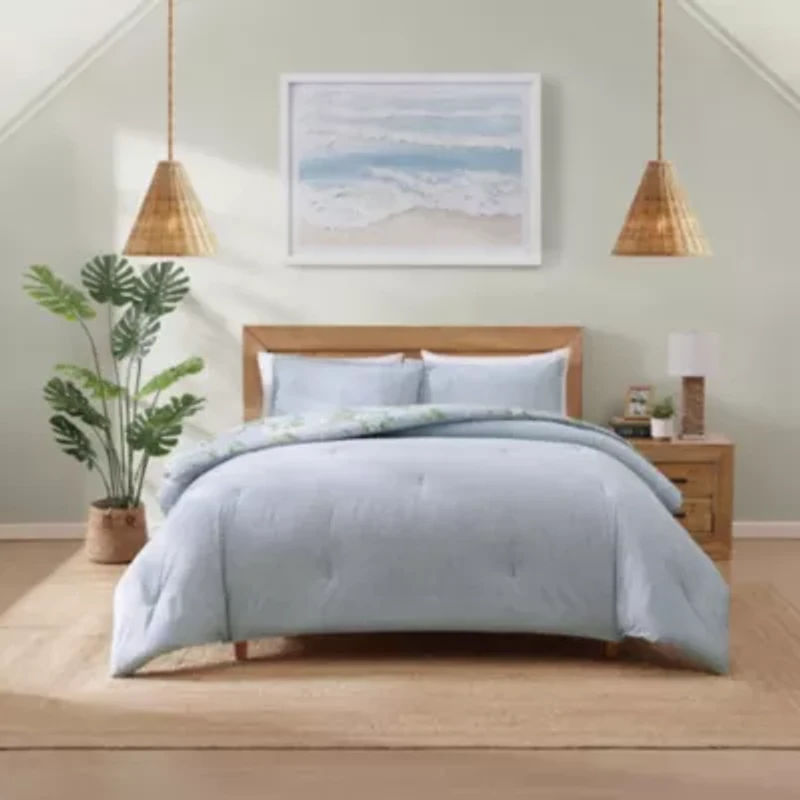 Floral Enchantment Texture Cotton Duvet Set