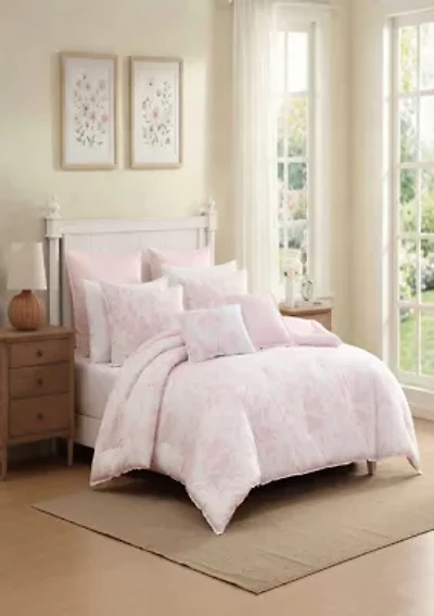 Natalie Stripe Cotton Comforter Set