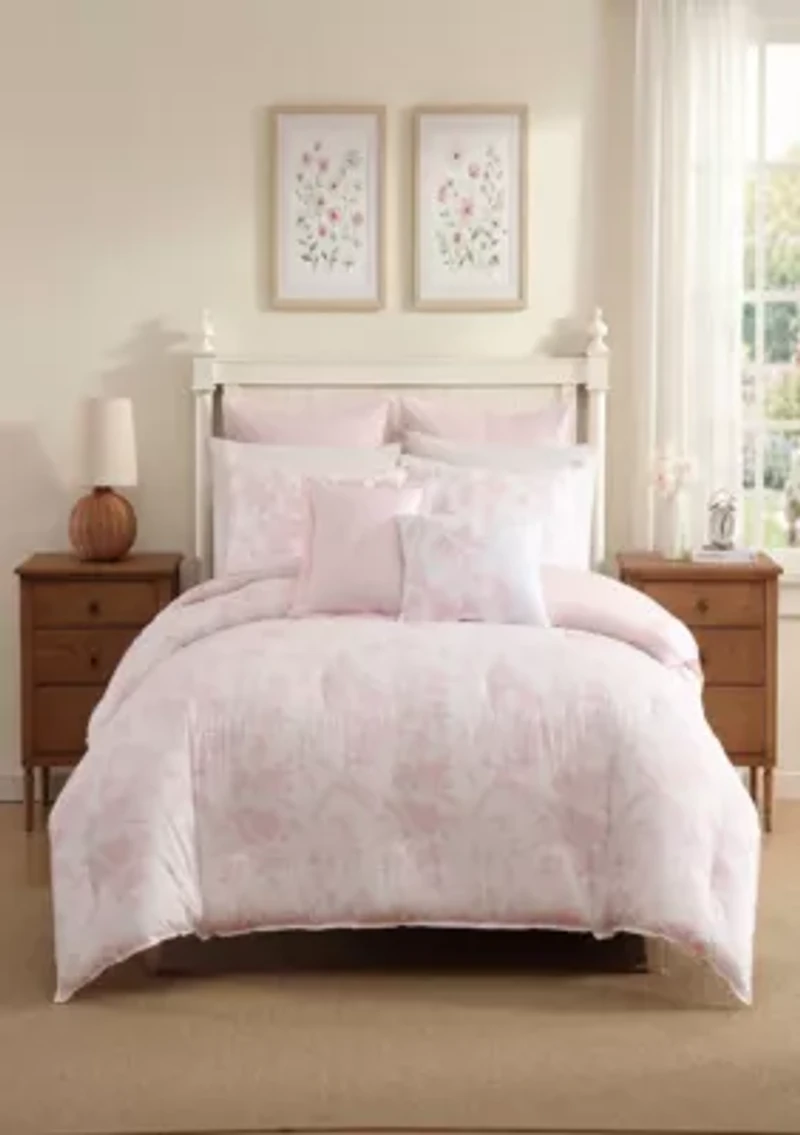 Natalie Stripe Cotton Comforter Set