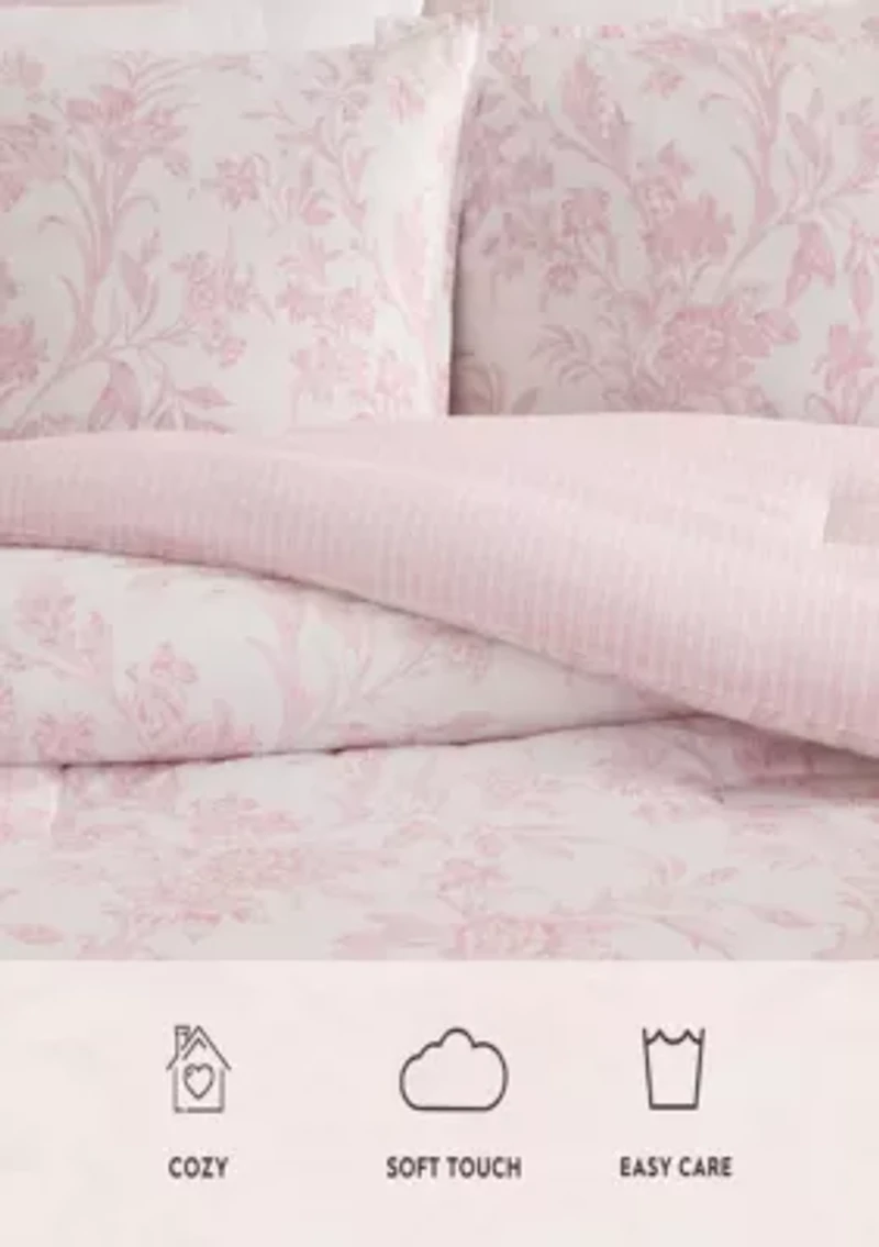 Natalie Stripe Cotton Comforter Set