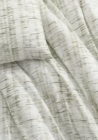 Weave Texture Cotton Blend Comforter Set