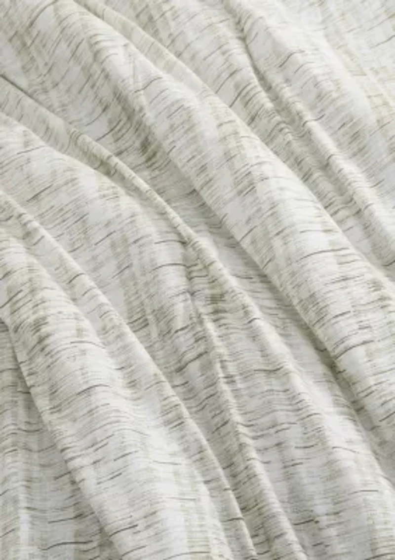 Weave Texture Cotton Blend Comforter Set