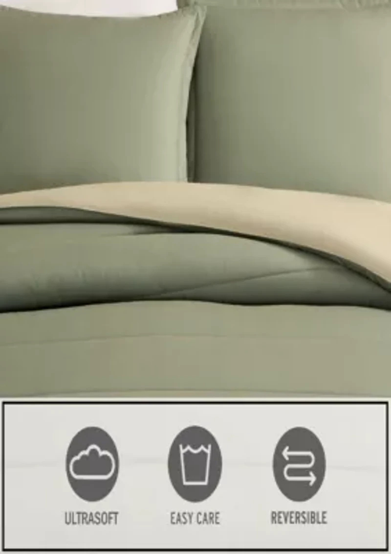 Connor Stitch Microfiber Comforter Set