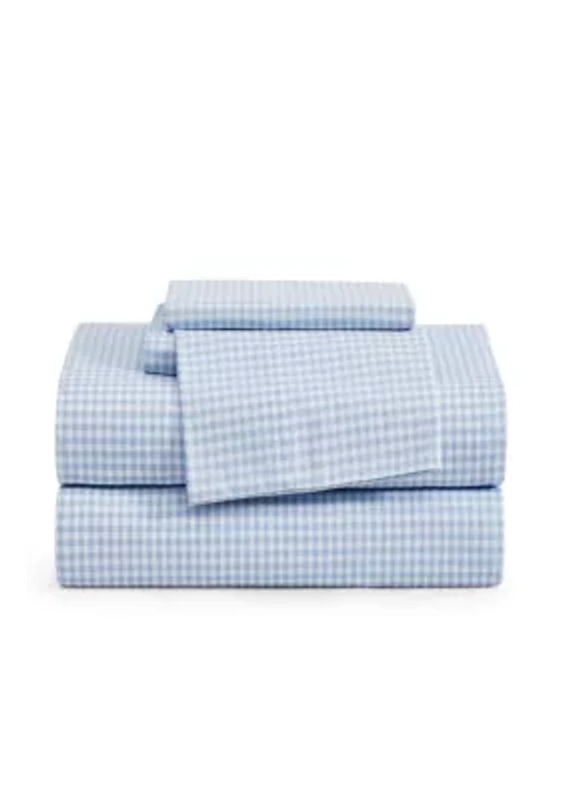 Gardena Check Cotton Sheet Set
