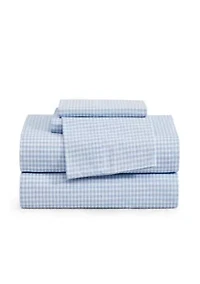Gardena Check Cotton Sheet Set