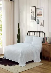 Steer Head Stripe Microfiber Sheet Set