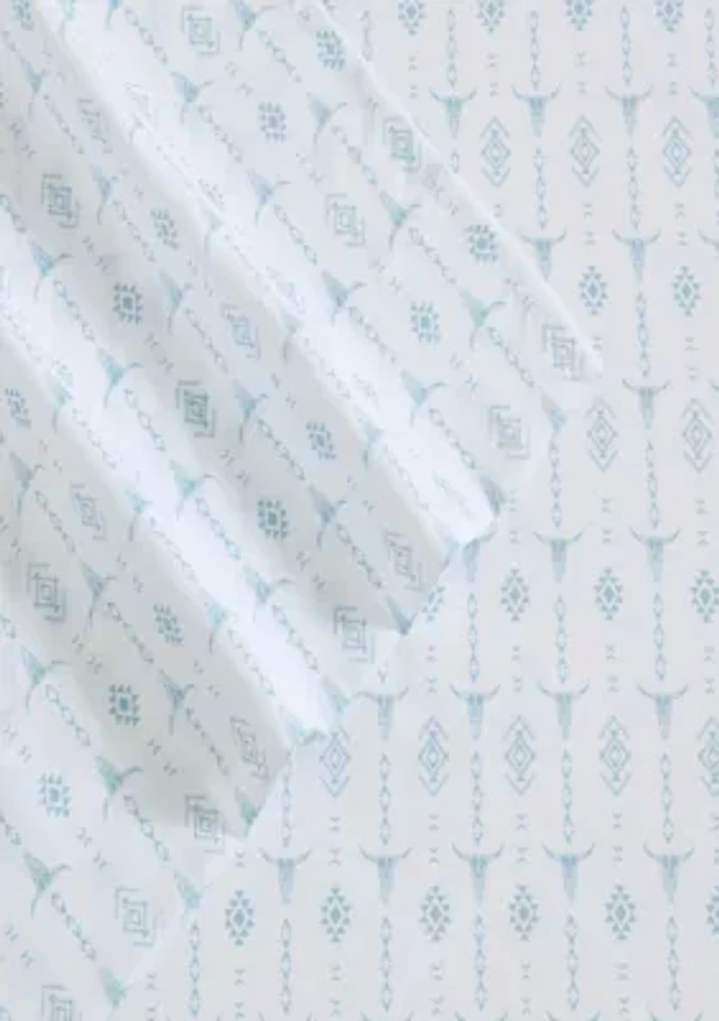 Steer Head Stripe Microfiber Sheet Set