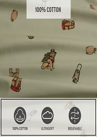 Buddy Camping Cotton Sheet Set