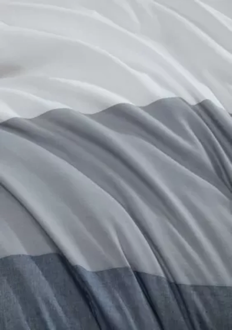 Chambray Handkerchief Cottonblend Duvet Set