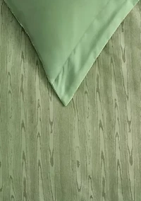 Faux Bois Cotton blend Duvet Set