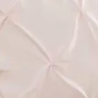 Solid Satin Pintuck Microfiber Comforter Set