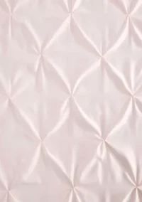 Solid Satin Pintuck Microfiber Comforter Set