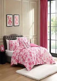 Sketch Toile Microfiber Comforter Set