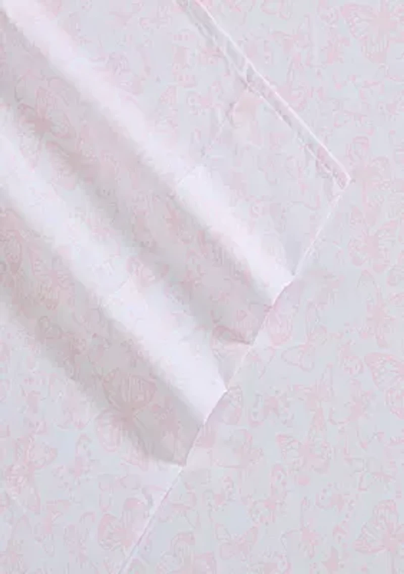 Butterfly Love Microfiber Sheet Set