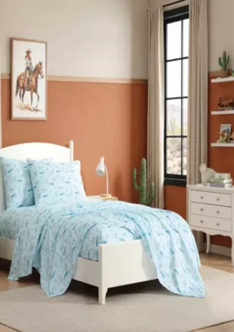 Horse Farm Microfiber Sheet Set