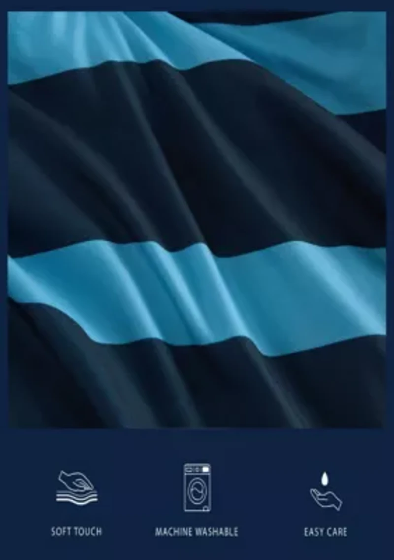 Keelson Stripe Microfiber Comforter Set