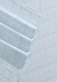 Palm Tree Ikat Cotton Sheet Set