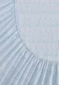 Palm Tree Ikat Cotton Sheet Set