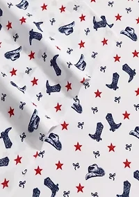 Boots N Hats Stars Microfiber Sheet Set
