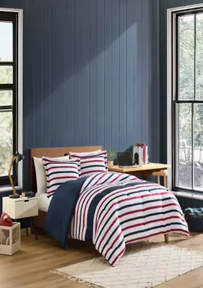 Clove Hitch Stripe Microfiber Comforter Set