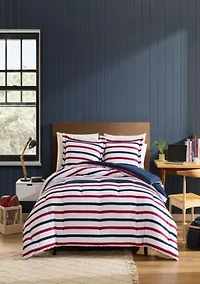 Clove Hitch Stripe Microfiber Comforter Set