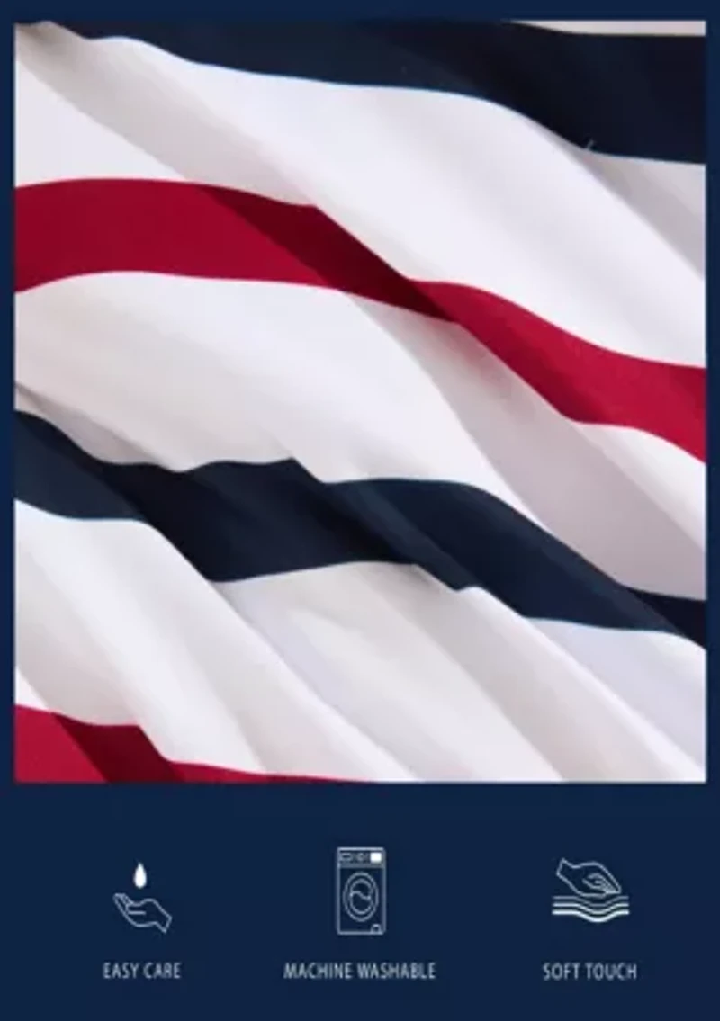 Clove Hitch Stripe Microfiber Comforter Set