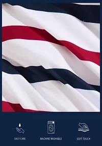 Clove Hitch Stripe Microfiber Comforter Set