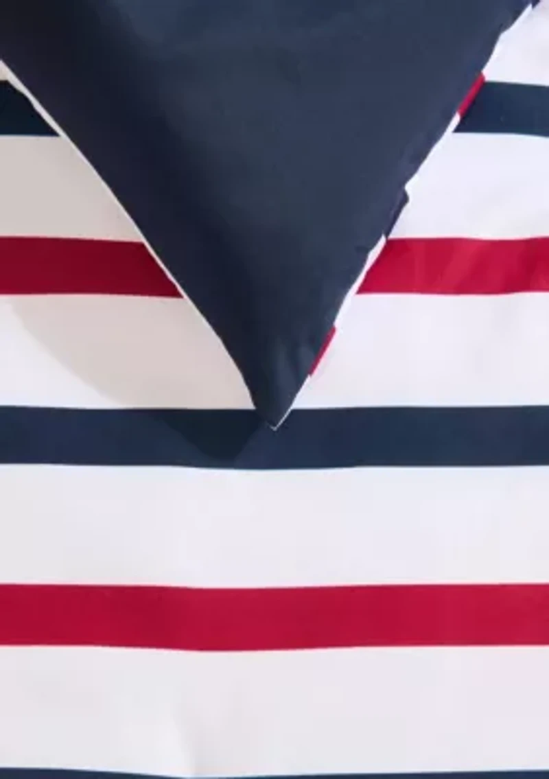 Clove Hitch Stripe Microfiber Comforter Set