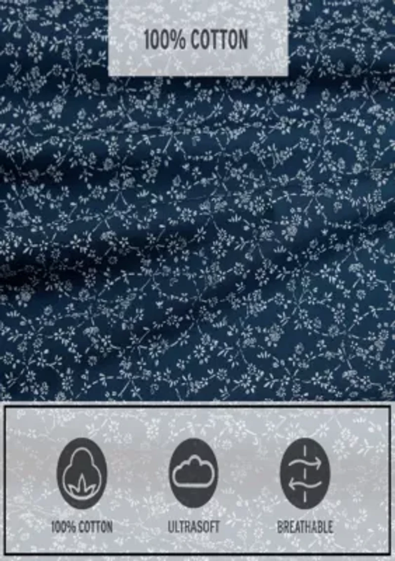 Petite Floral Cotton Sheet Set