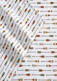 Canoe Lake Paddle Microfiber Sheet Set