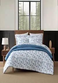 Fish Town Toile Microfiber Comforter Set