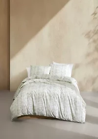 Weave Texture Cotton Blend Duvet Set