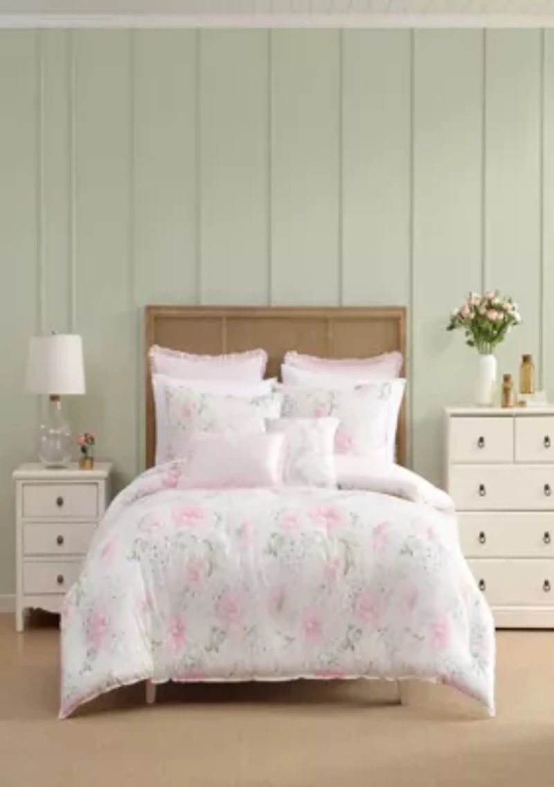 Serenity Roses Cotton Comforter Set