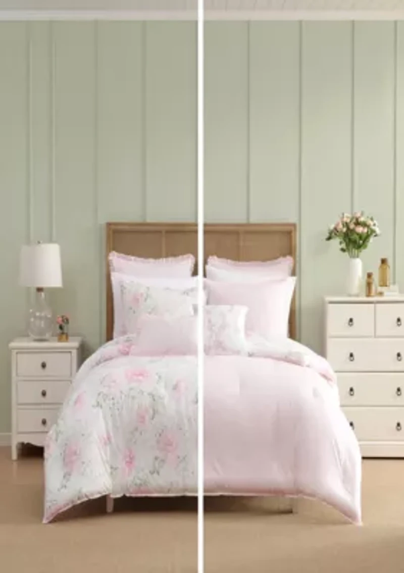 Serenity Roses Cotton Comforter Set
