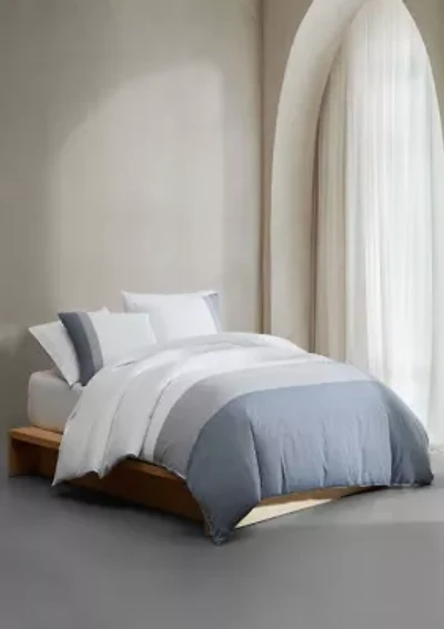 Chambray Handkerchief Cottonblend Comforter Set