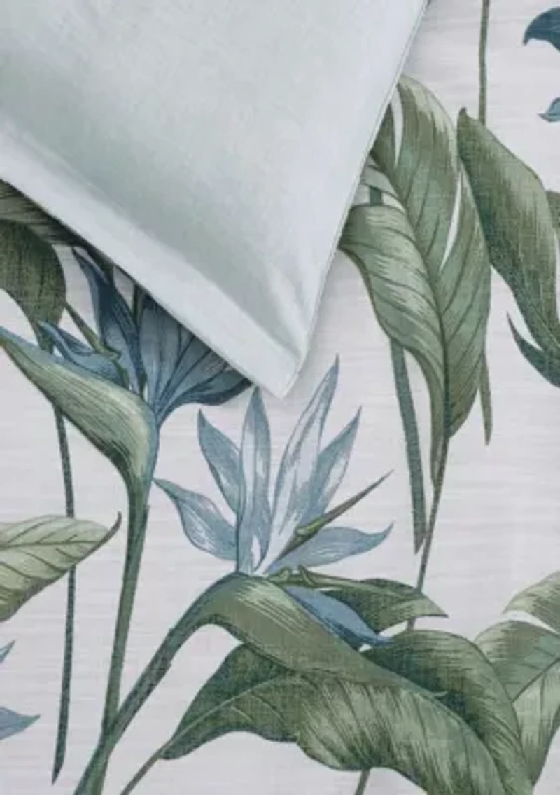 Birds Of Paradise Texture Cotton Comforter Set