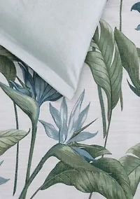 Birds Of Paradise Texture Cotton Comforter Set