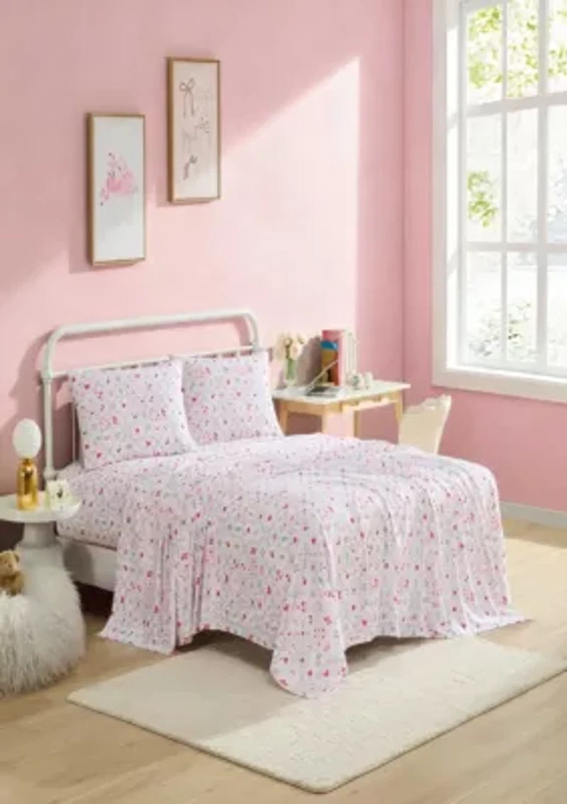 Pretty Tiles Microfiber Sheet Set