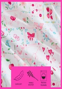 Pretty Tiles Microfiber Sheet Set