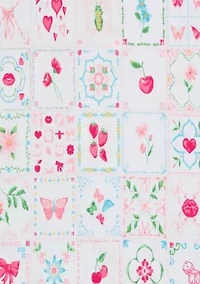 Pretty Tiles Microfiber Sheet Set