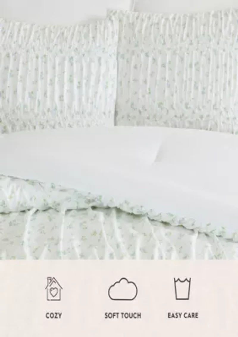 Rosebuddies Microfiber Comforter Set