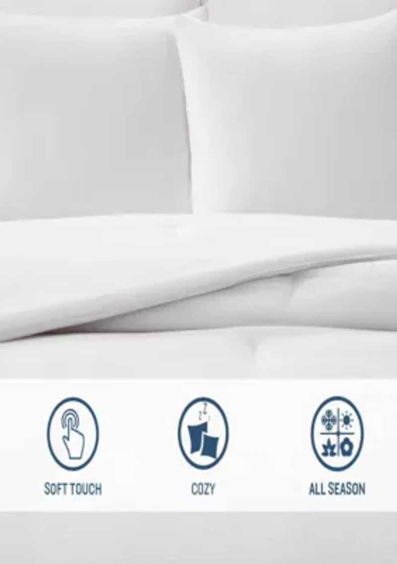 Pebble Texture Microfiber Comforter Set