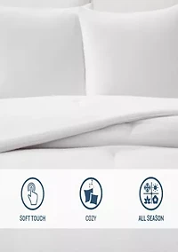 Pebble Texture Microfiber Comforter Set