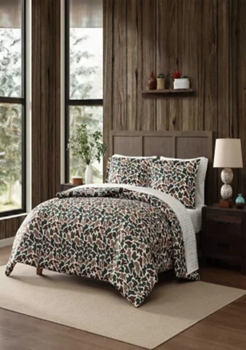 Mod Camo Microfiber Comforter Set